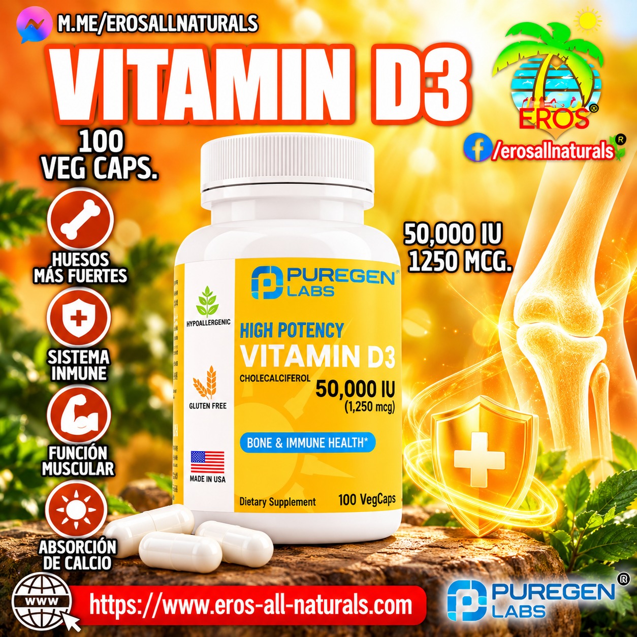 Vitamina D3 Cápsulas